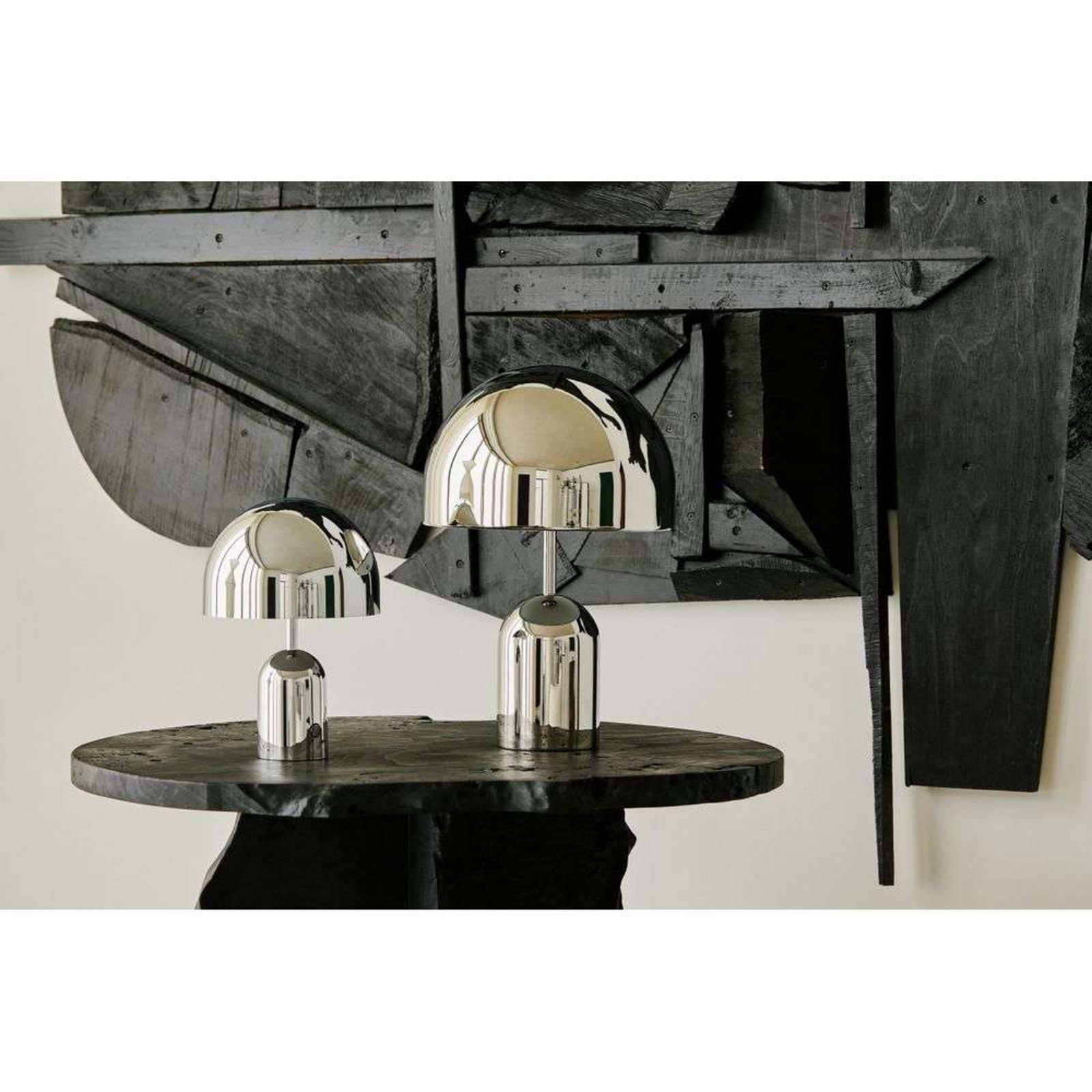 Bell Portable Candeeiro de Mesa H28 Silver - Tom Dixon