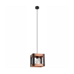 Envostar Lee lámpara colgante madera/negro 1 luz
