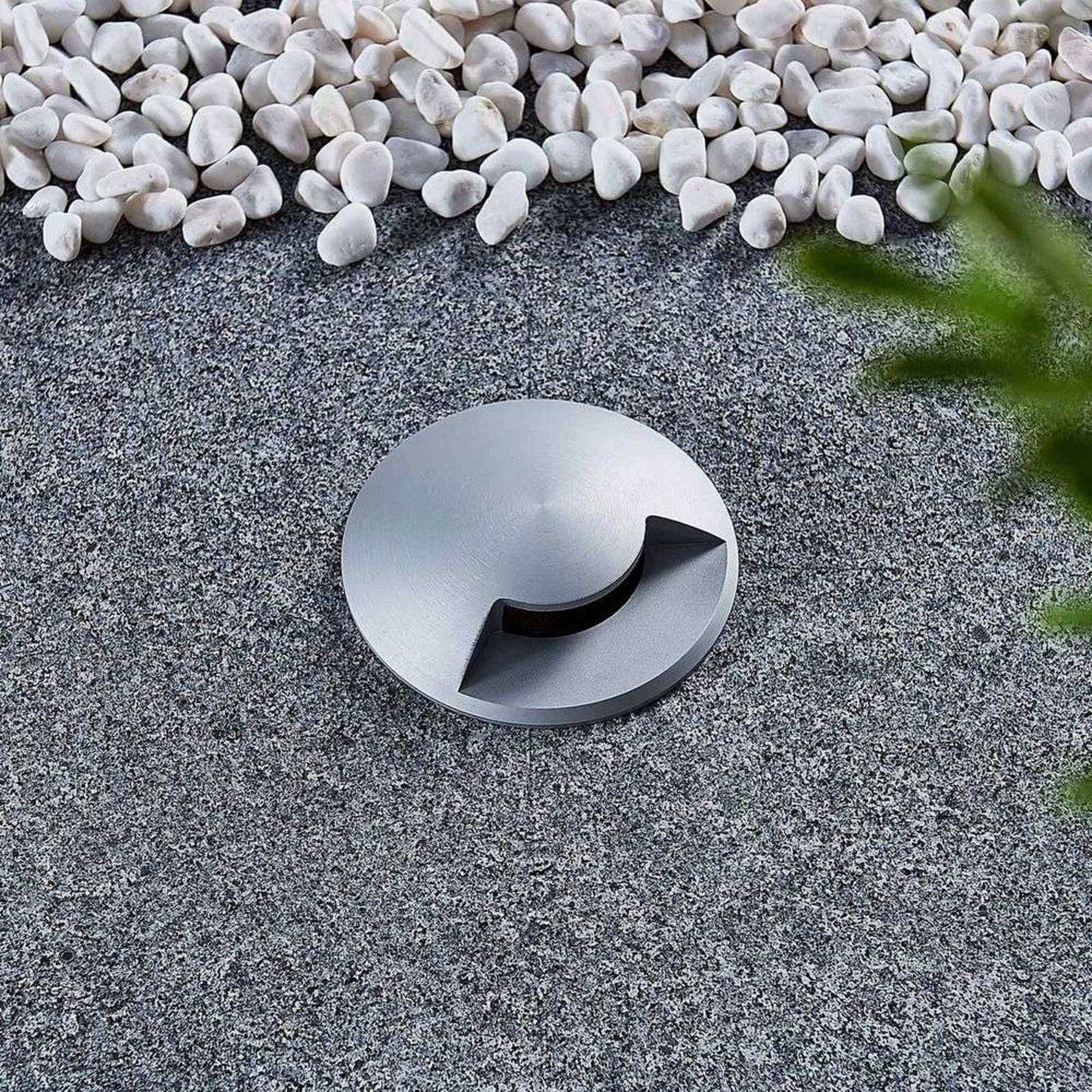 Milara Recessed Ground Spot IP67 Titanium - Lucande