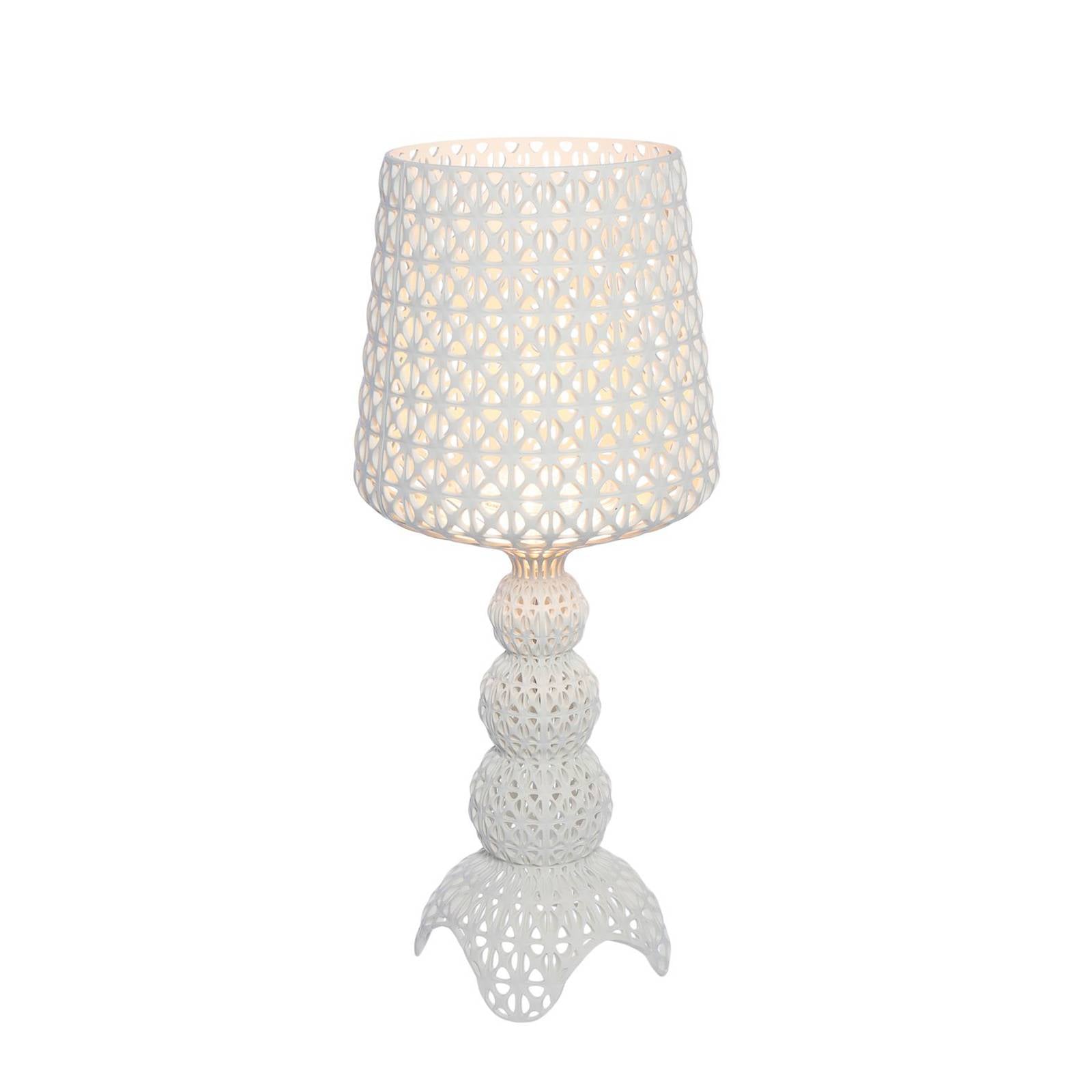 Kartell LED-Tischleuchte Mini Kabuki, weiß, Höhe 70 cm