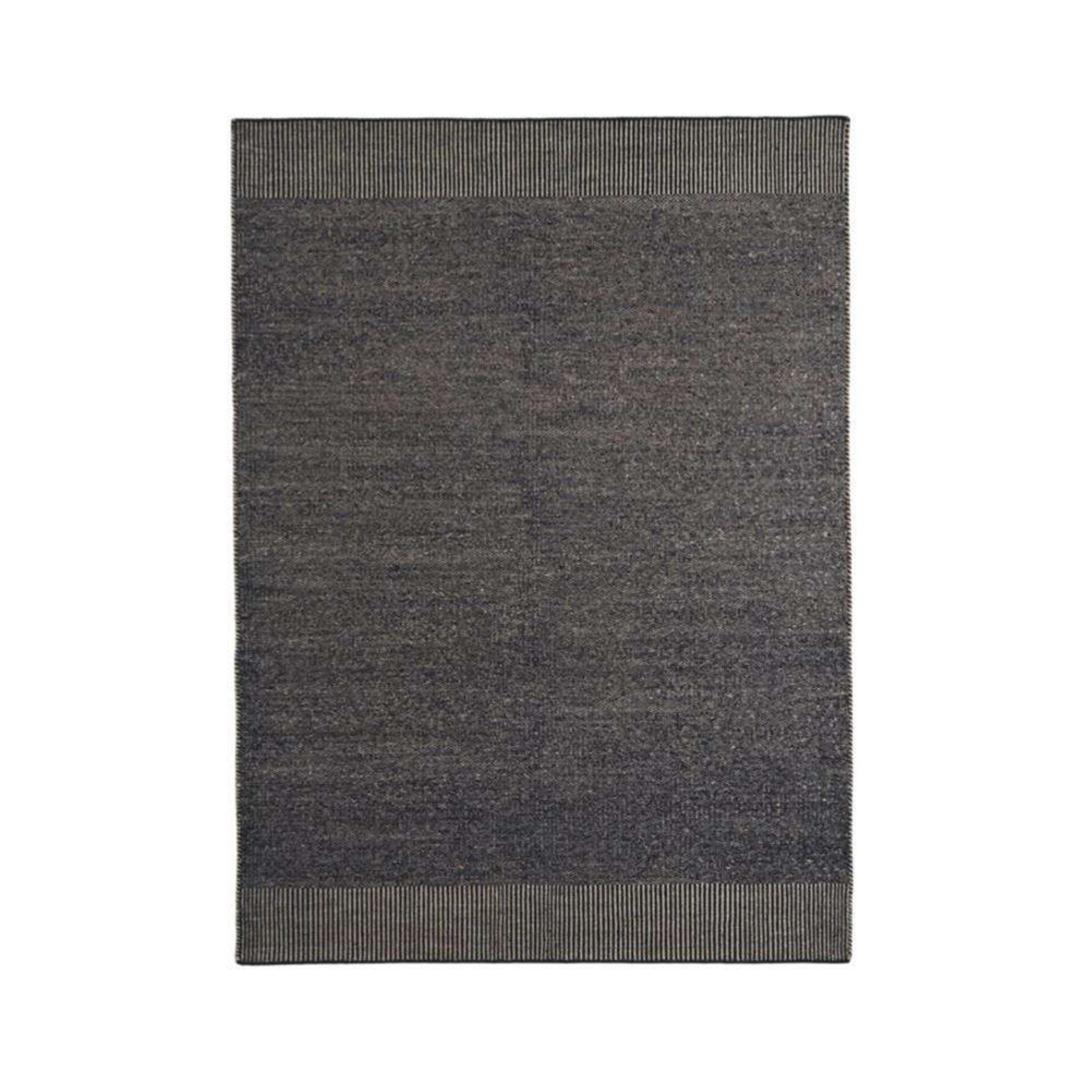 Rombo Teppich, grau, 75 cm x 200 cm, Wolle - Woud