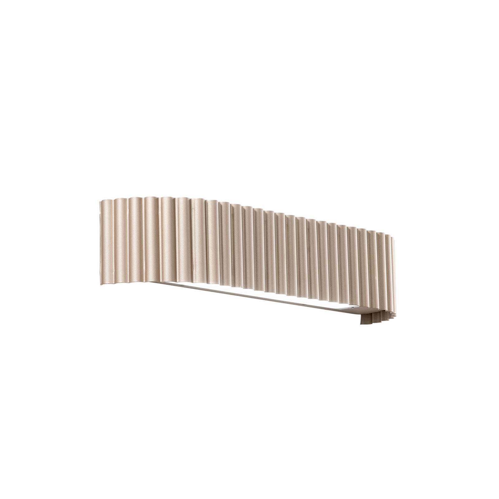 LED-Wandlampe Niike, goldfarben, Breite 40 cm, Metall, CCT günstig online kaufen