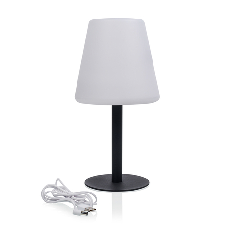LED-Solartischleuchte OSL-50012 Akku und USB-Kabel