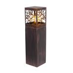 Whitney pillar light, rust-coloured
