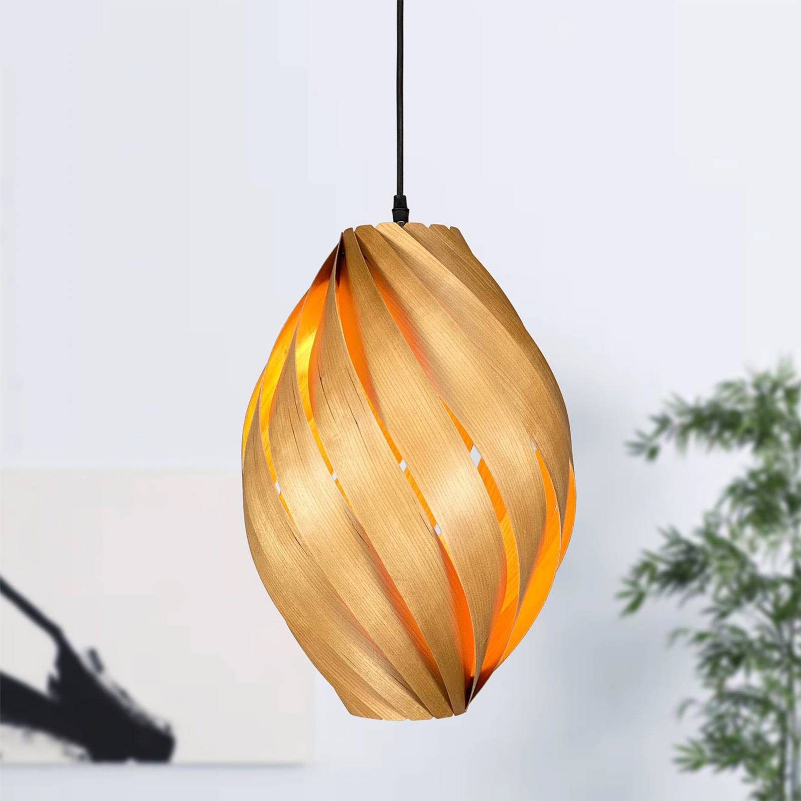 Gofurnit ardere függő lámpa cseresznyefa, 45 cm