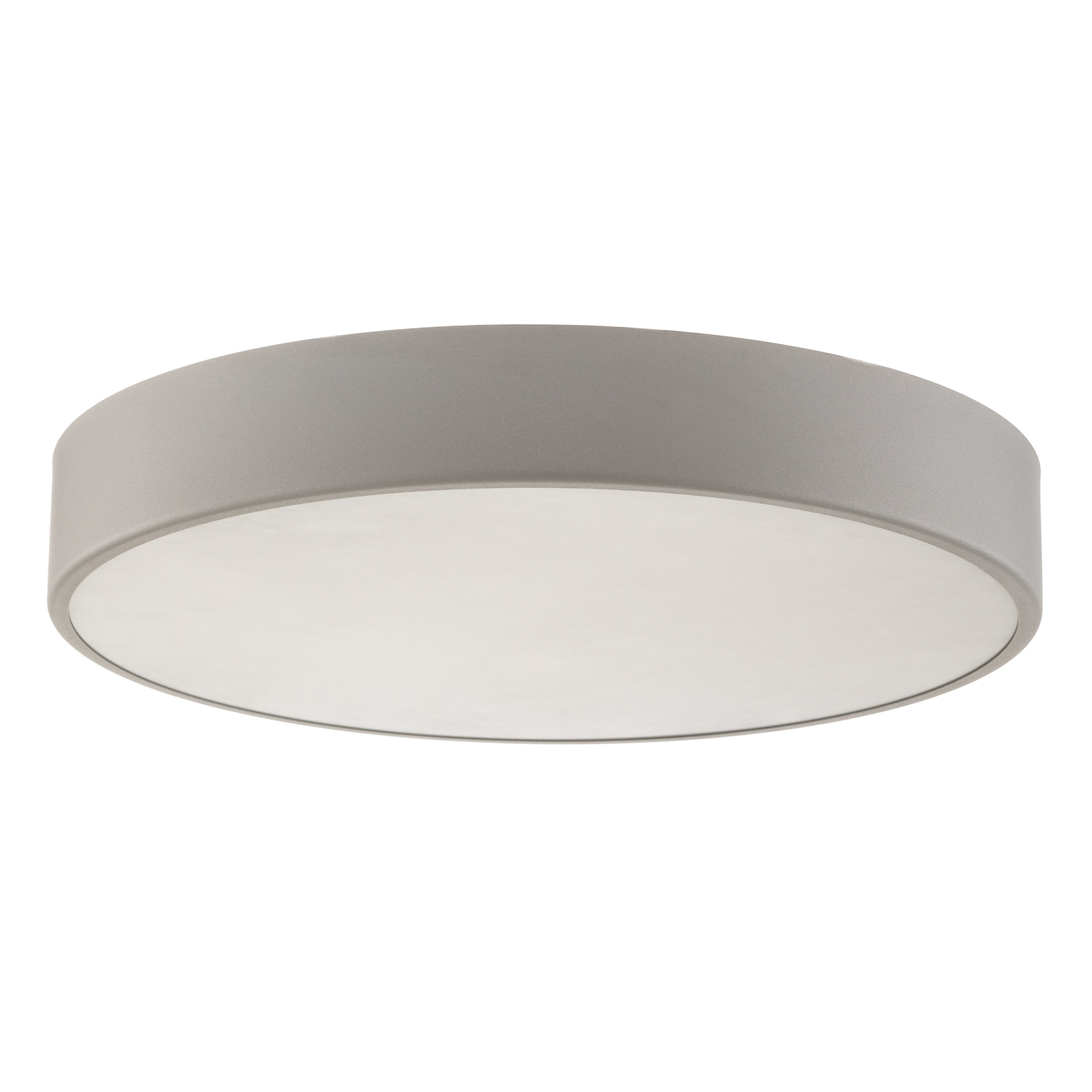 Cleo 500 ceiling light, sensor, Ø 50 cm grey
