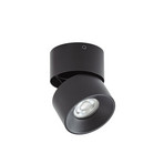 Reflektor Rotari basic, 1-punktowy, czarny, Ø 9 cm, GU10 – PRIOS