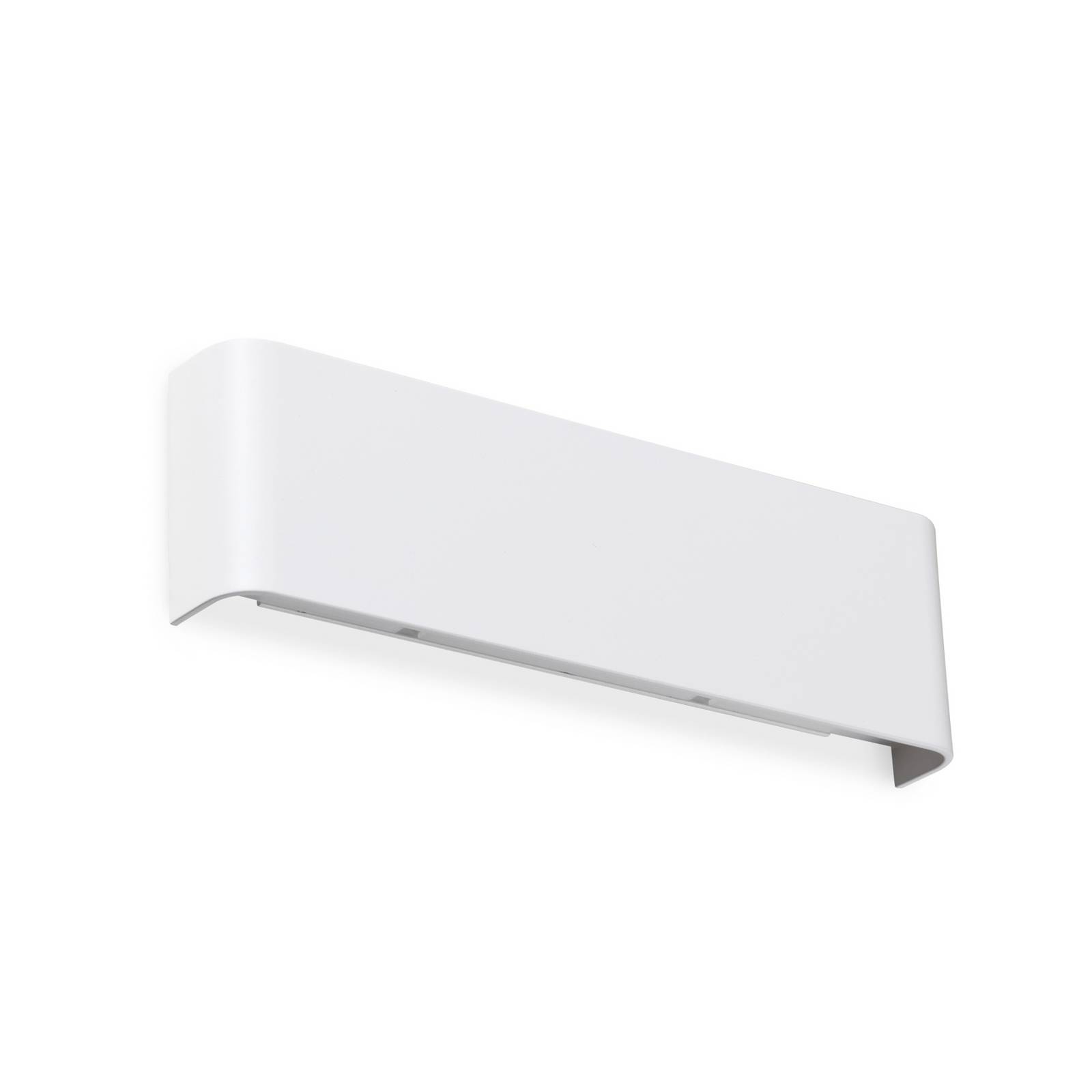 Ideal Lux Kinkiet LED Delta, biały, szer. 30 cm, up/down