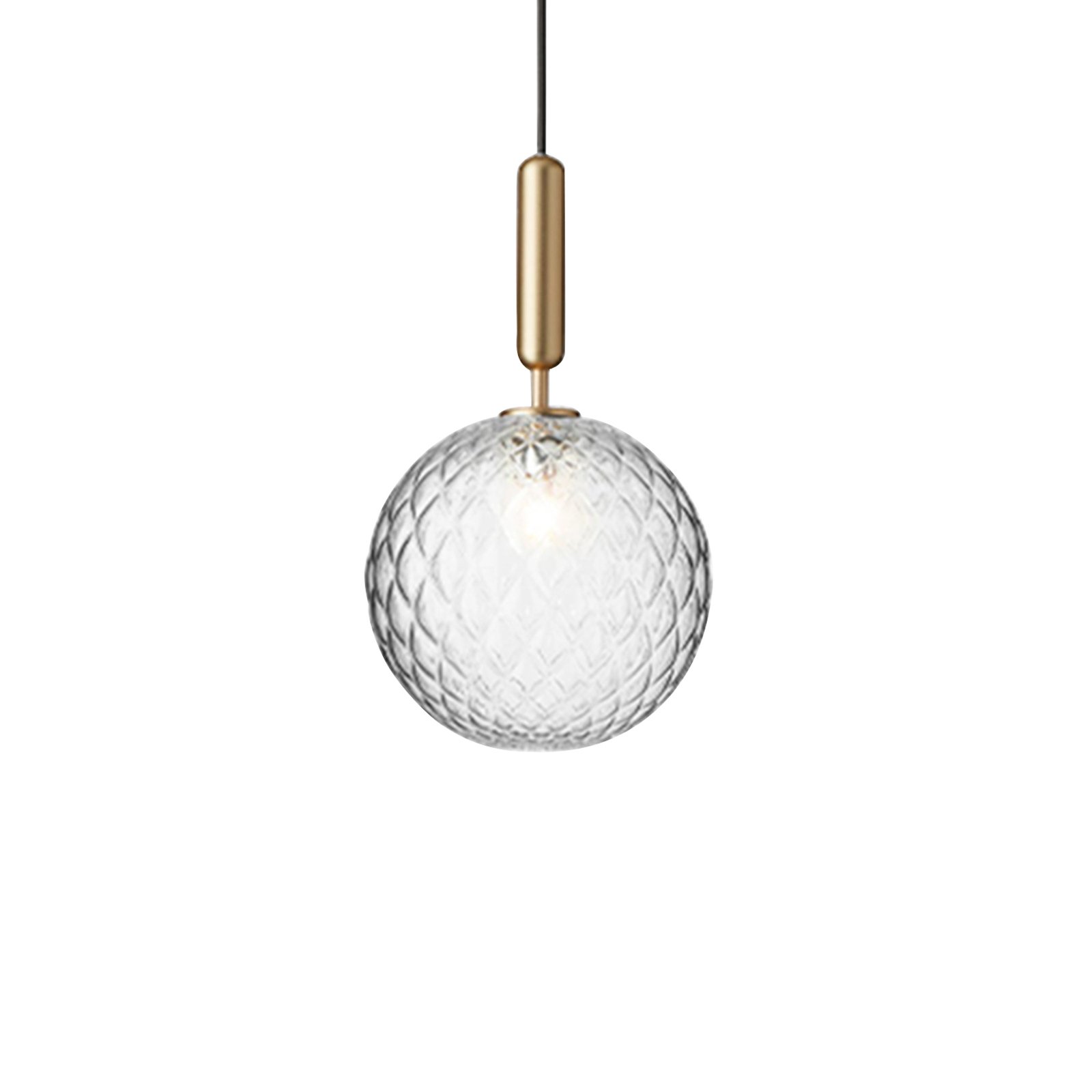Miira 1 Závěsné Světlo Large Brass/Optic Clear - Nuura