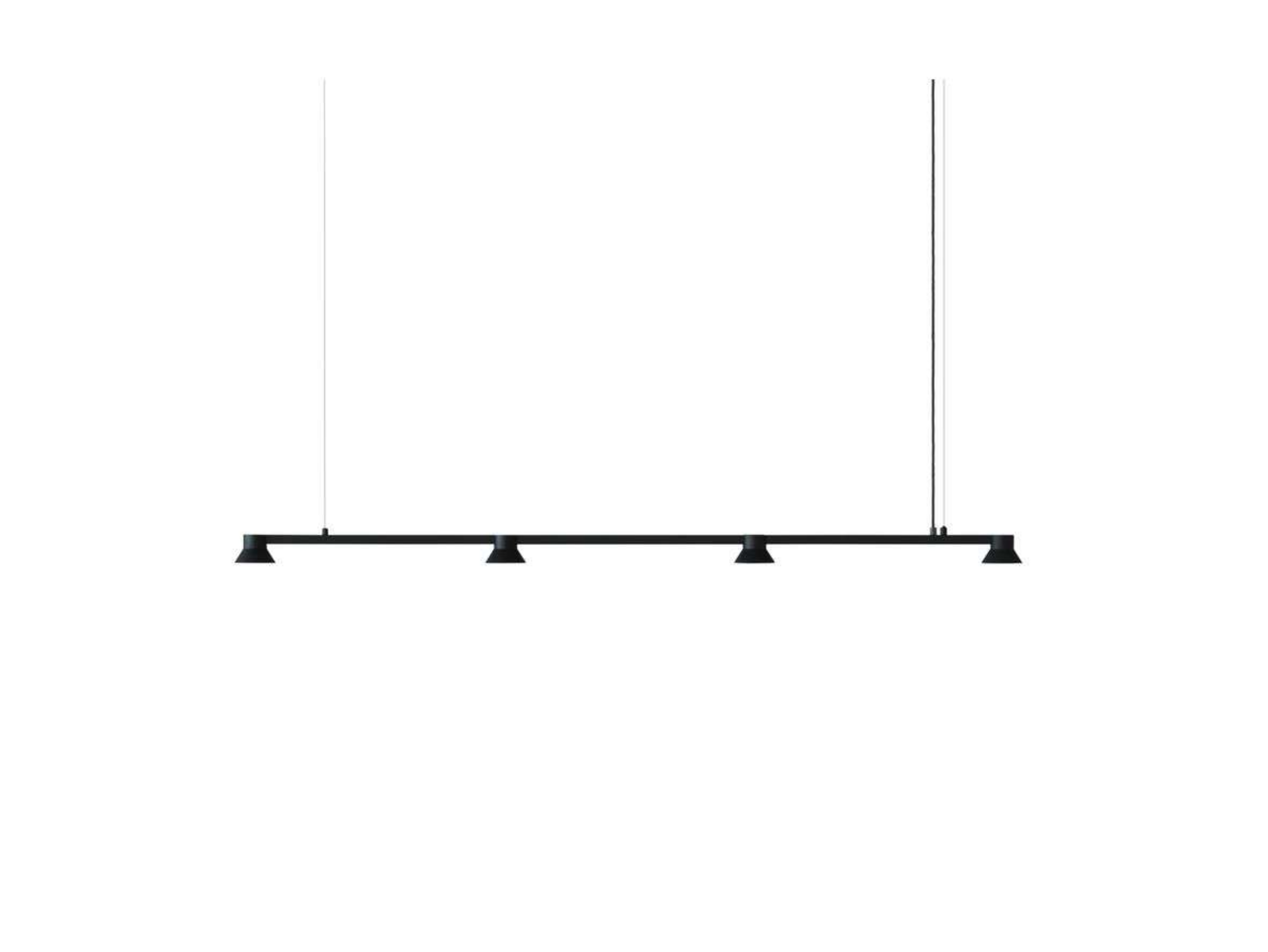 Hat Linear Závěsná Lampa Large Black - Normann Copenhagen