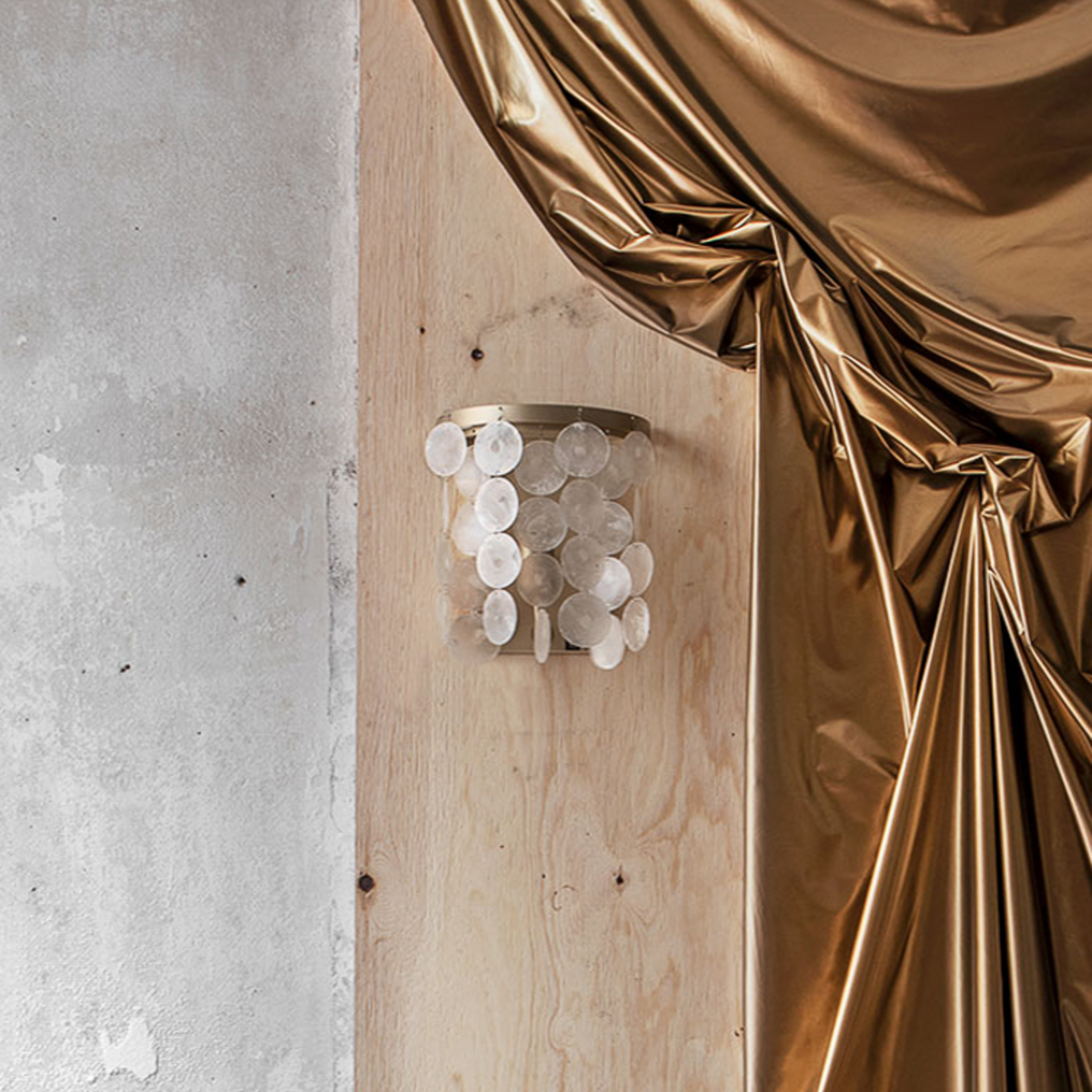 By Rydéns Diana aplique de parede com conchas