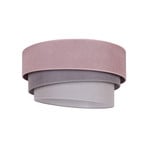 Loftlampe Pastel Trio Ø 60 cm pink/grå/lysegrå