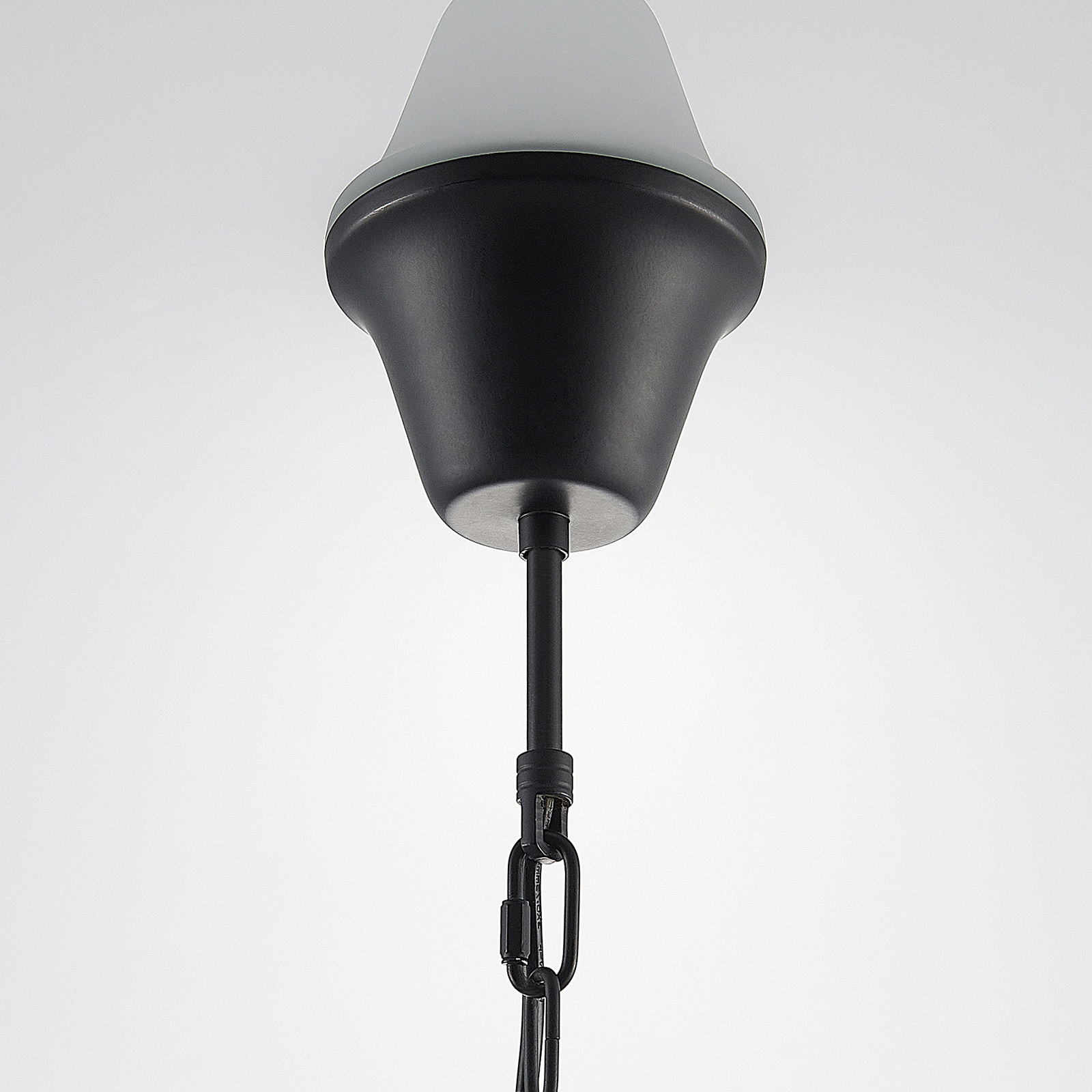 Lindby Rozalie hanglamp, lantaarn, zwart