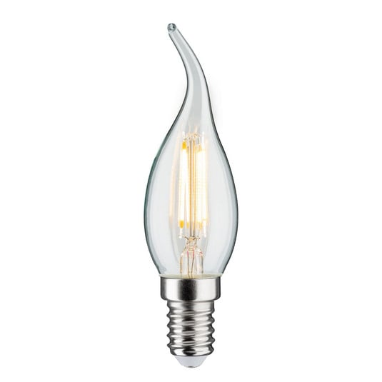 Vela LED E14 4.8W filamento 2,700K rajada de vento transparente