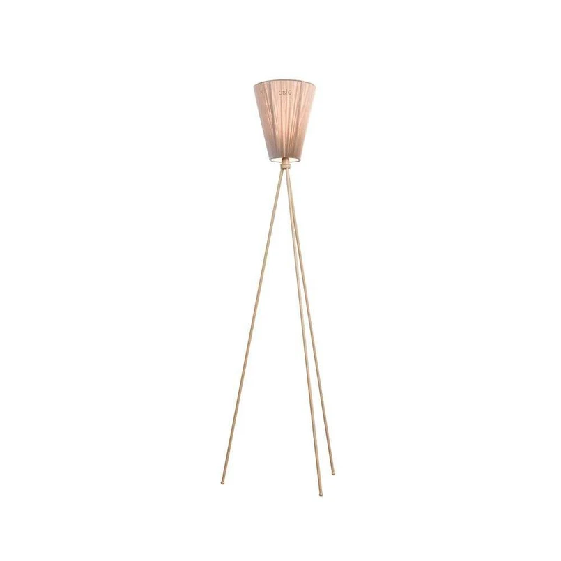 Northern - Oslo Wood Floor Lamp Beige/Beige