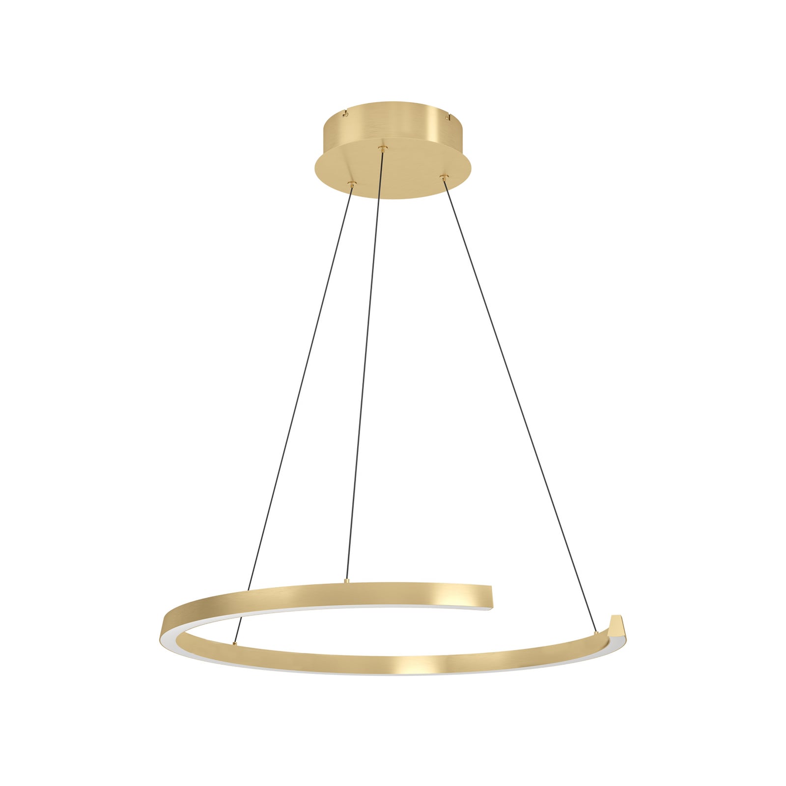 Závěsné světlo Stars of Light Labonete, zlatá, 80 cm, 1 žárovka, CCT