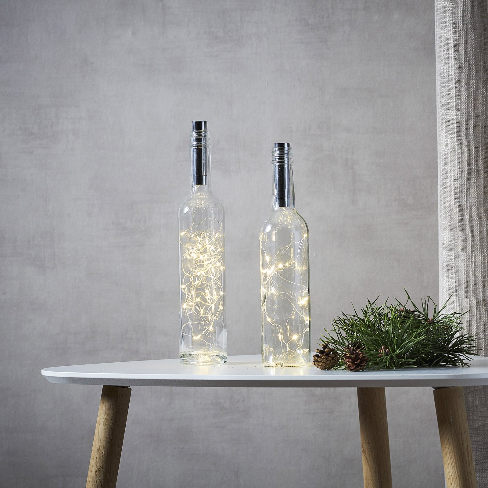 Lichterkette für Flaschen Dew Drops 75cm, Batterie