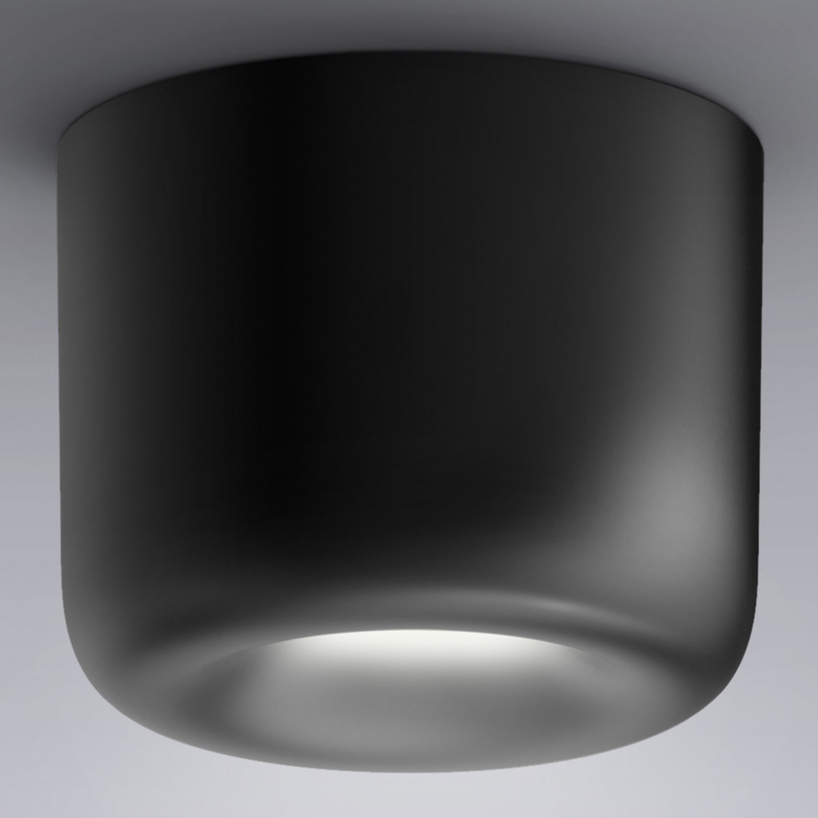 Serien Lighting serien.lighting Cavity Ceiling L negru - Camera de zi / sufragerie - design - Metal