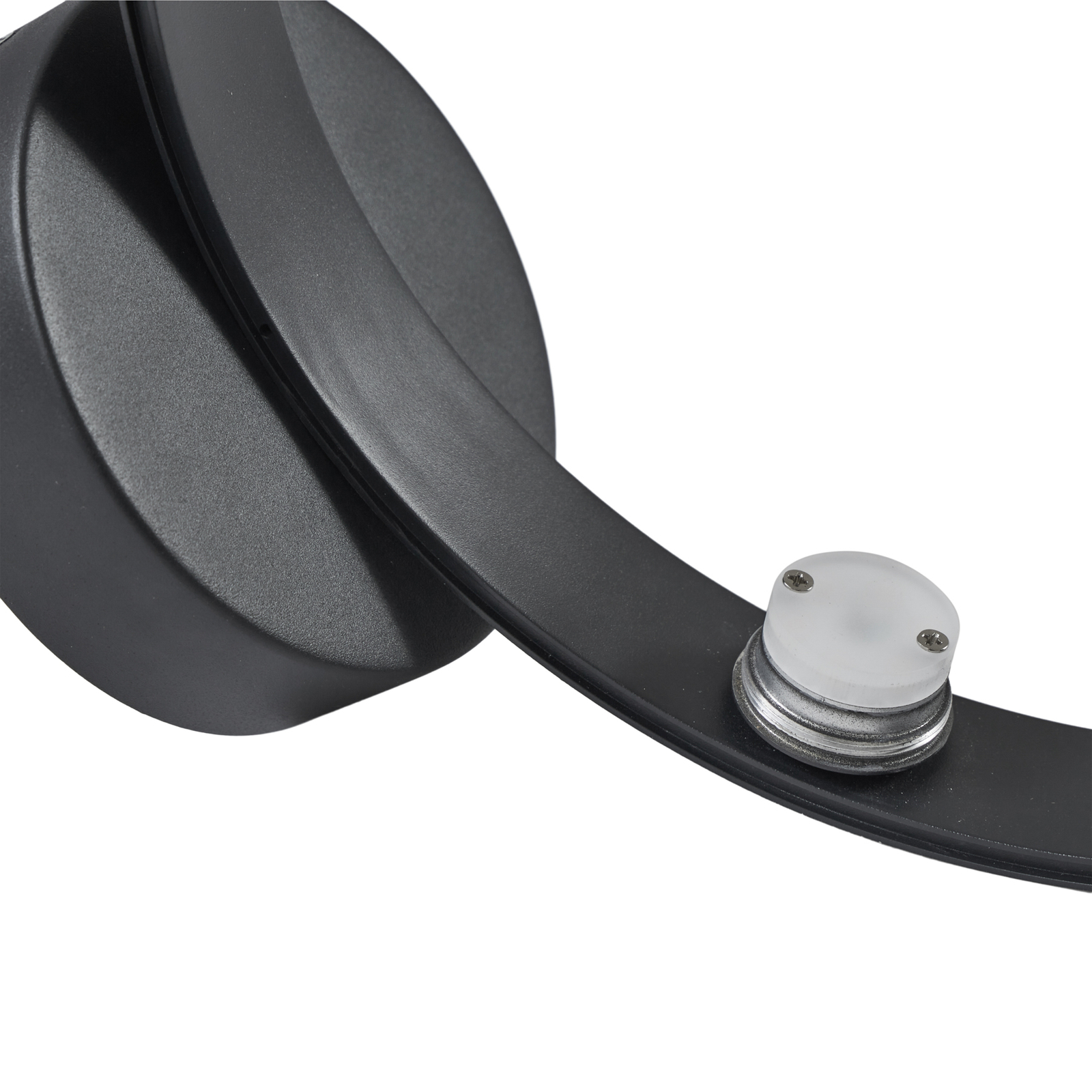 Luneo LED Wandleuchte Schwarz/Opal - Lucande