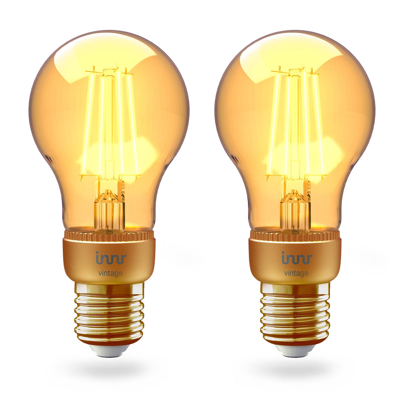 Image of Innr 2 ampoules LED E27 4,2W Smart filament doré 8718781552022