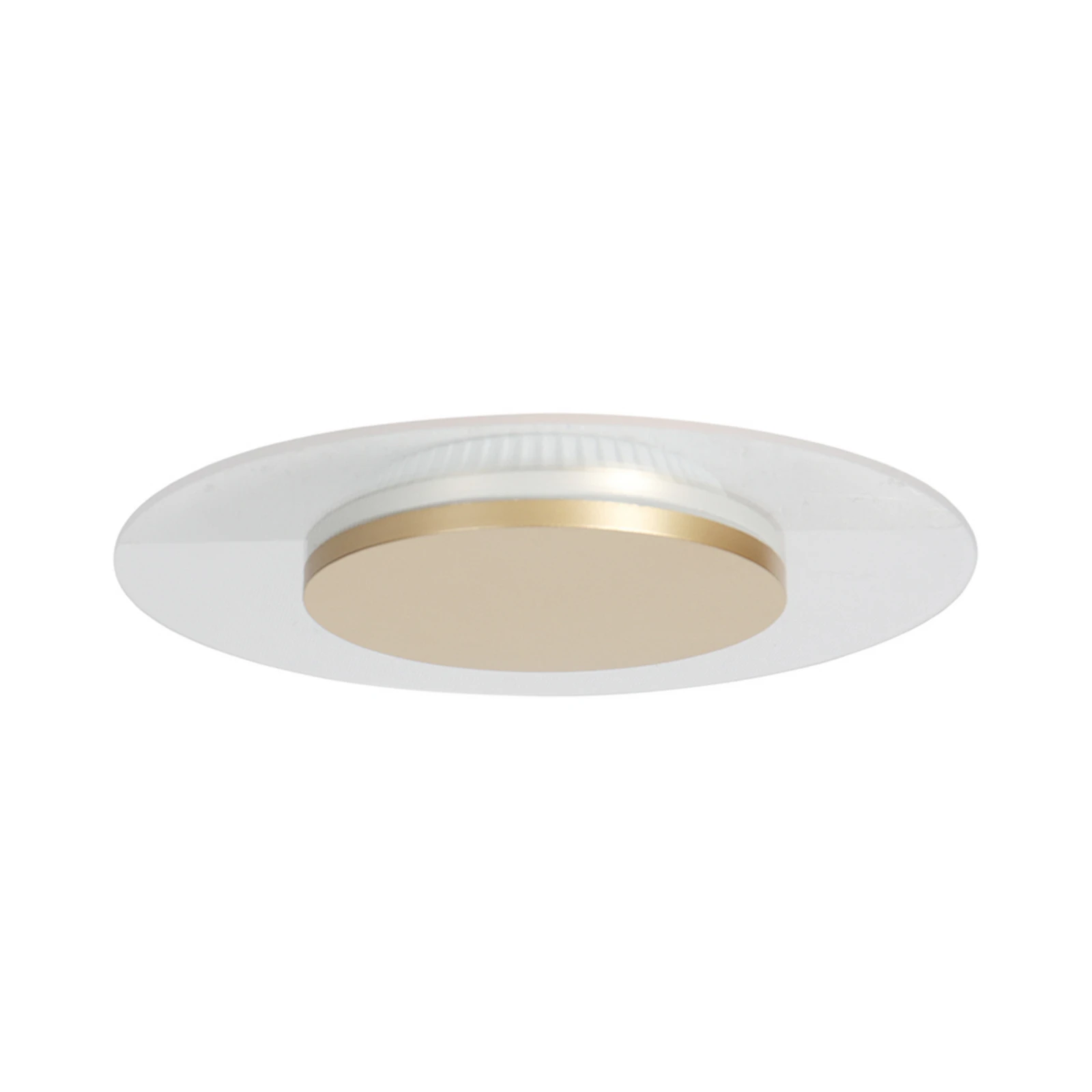 LED plafondlamp Lido, goudkleurig, Ø 36 cm