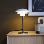 Dyberg Larsen Morph table lamp, white, height 35 cm, metal