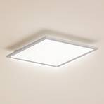 Lindby LED-panel Enhife, hvit, 39,5 x 39,5 cm, aluminium