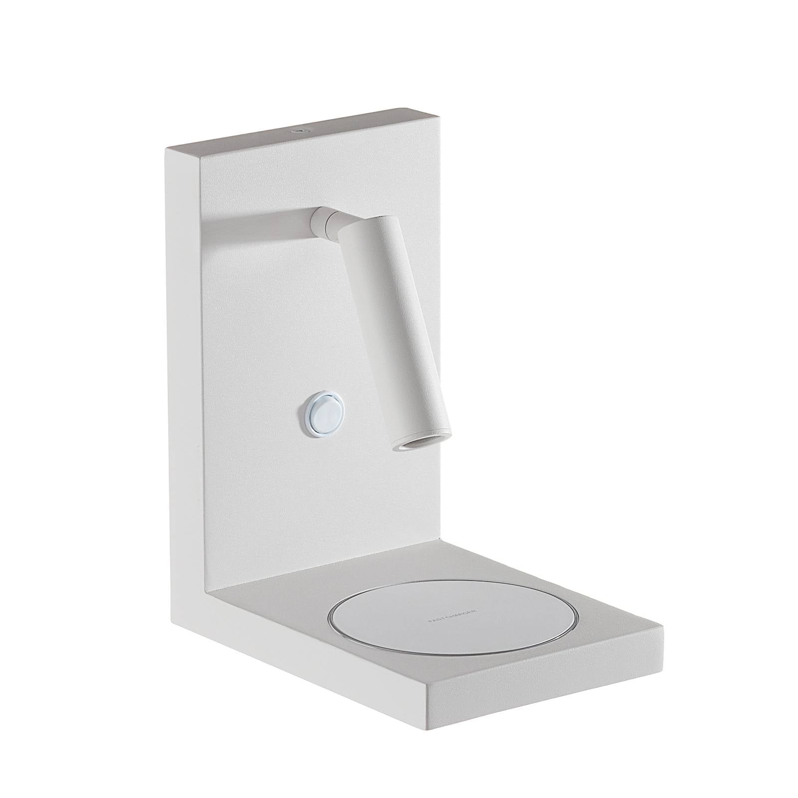 LED-Wandleuchte Zanzibar mit Leselicht, weiß