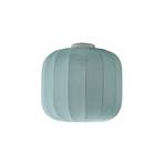 Lindby Helin ceiling light, blue, fabric, Ø 35 cm