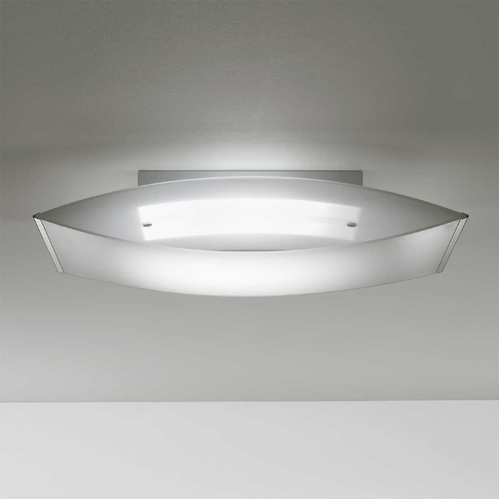Curved ceiling light POEMA 9130 66 x 34 cm