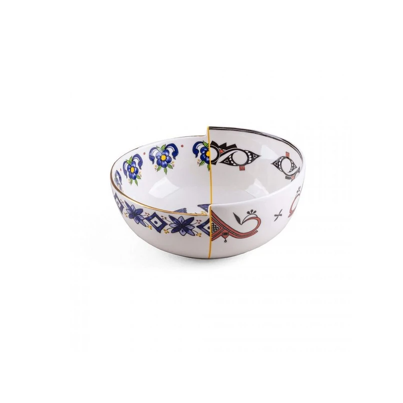 SELETTI - Hybrid-Tiwanaku Bol Porcelain