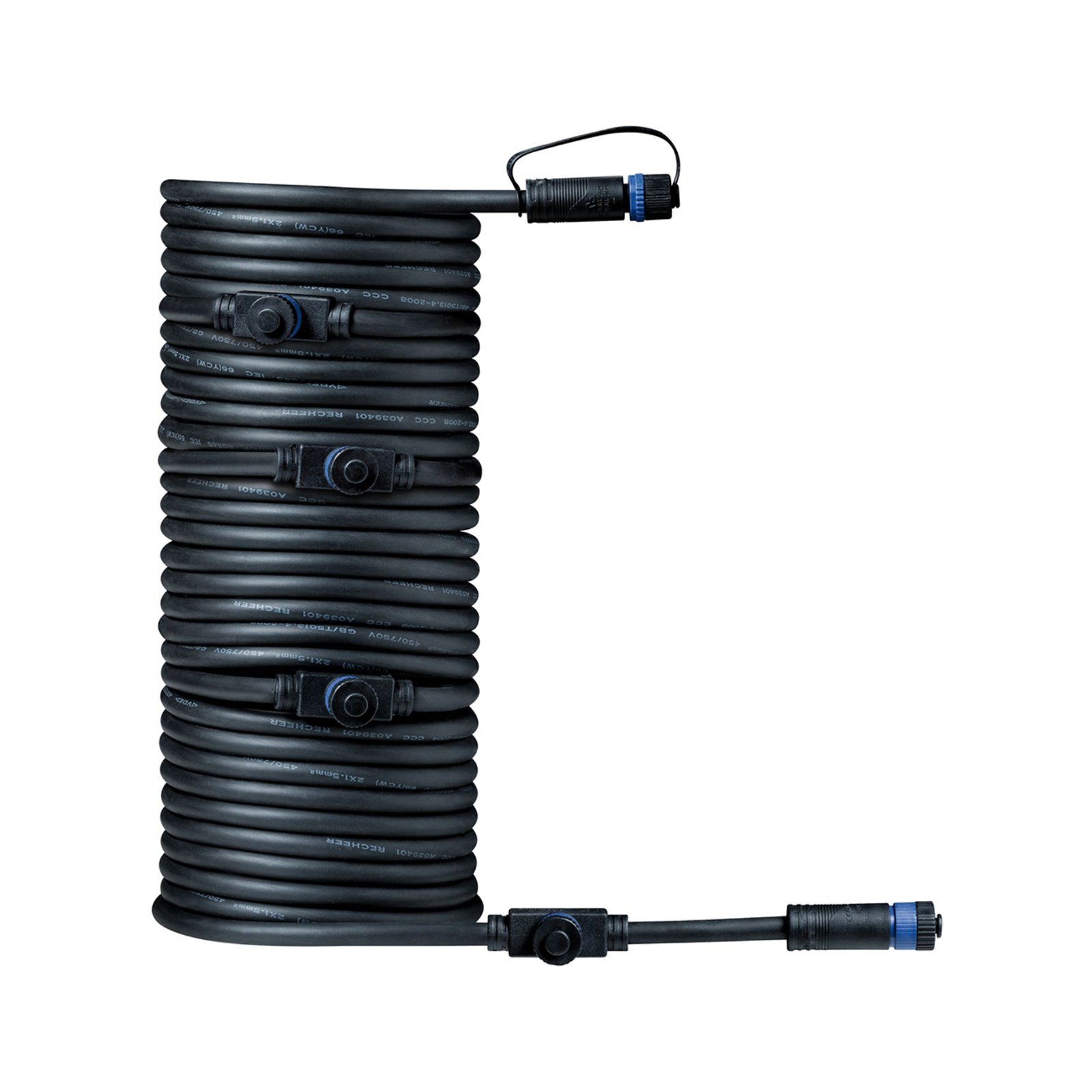 Paulmann Plug & Shine 93930 kabel 10m, 1 in/5 out