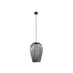 Lucande Marrin outdoor pendant light, black, metal, Ø 31 cm