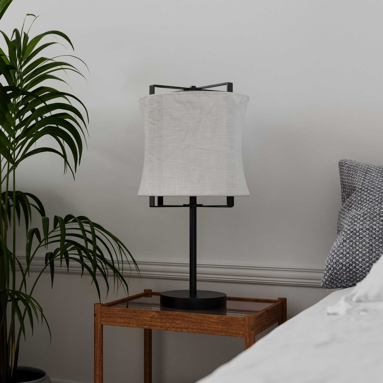 By Rydéns Softy table lamp, linen