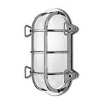 Wandlampe Tortuga 200.21, oval, nickel/opal