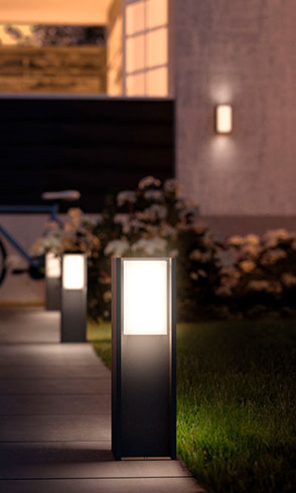 Turaco Lampadare Exterior Wide Hue White Antracit - Philips Hue