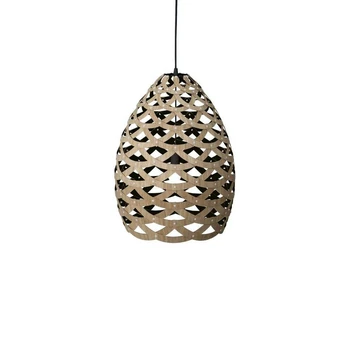 Tui Pendant Ø68 Black 1 Site - David Trubridge