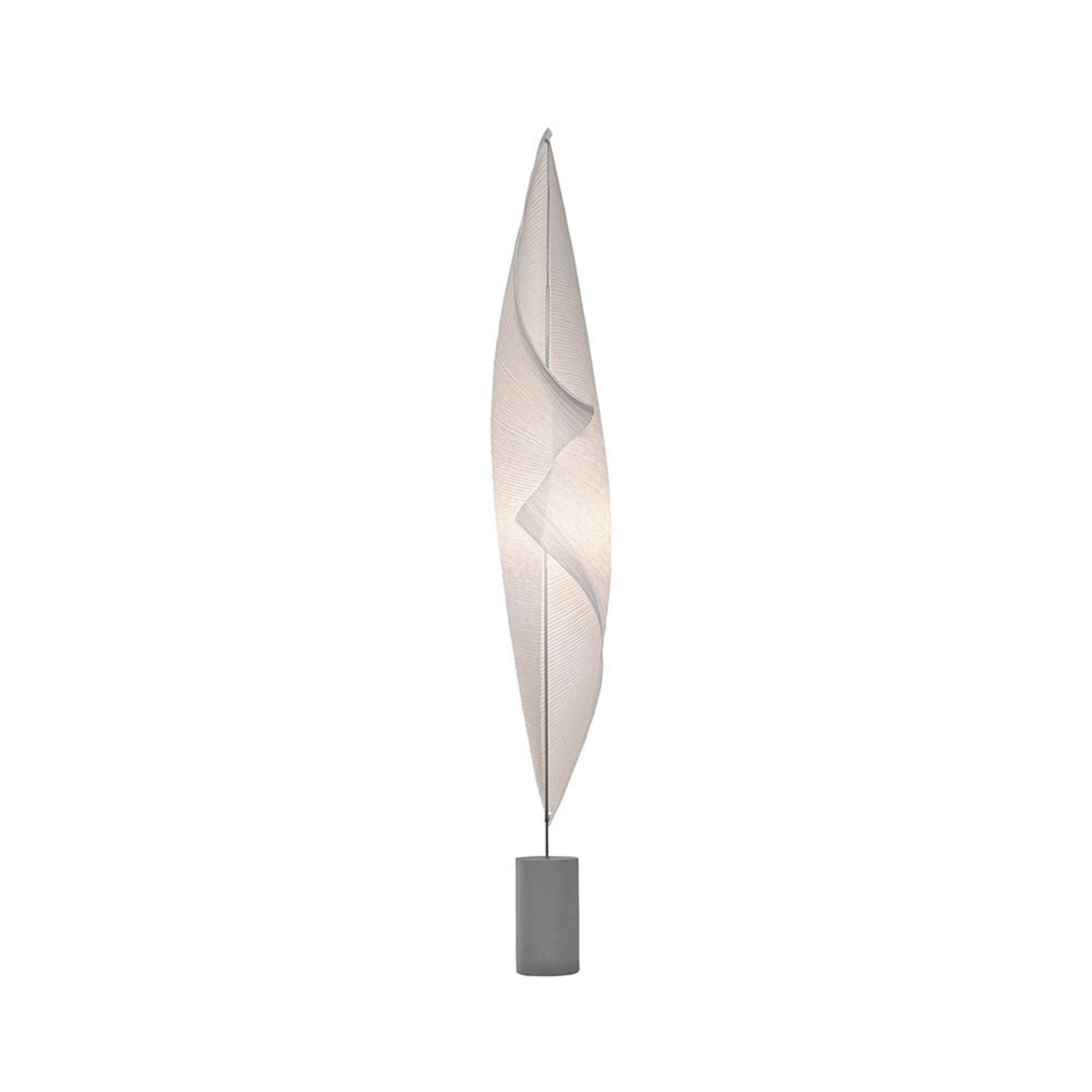 Wo-Tum-Bu 2 LED Gulvlampe Natural White/Gray - Ingo Maurer