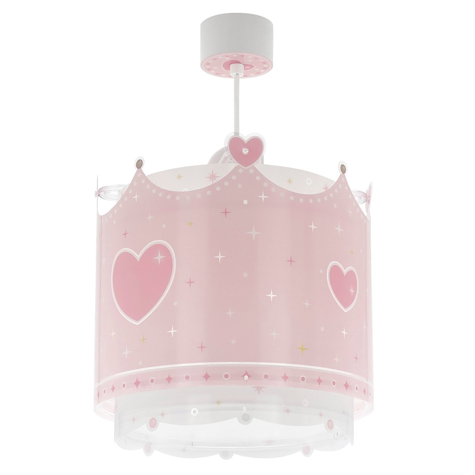 Lampă suspendată Dalber Little Queen cu design în formă de coroană