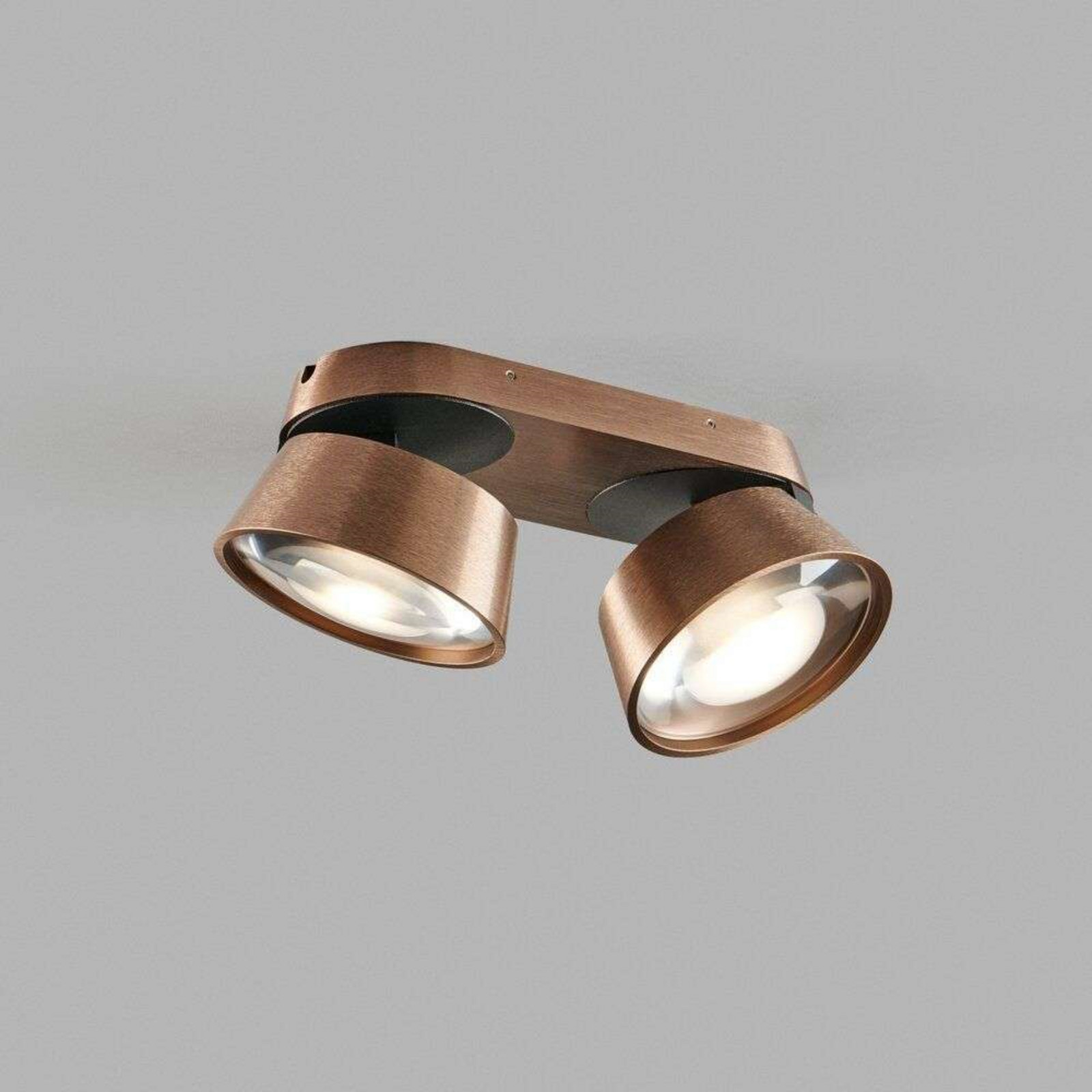 Vantage 2 LED-spot, rosa, 2 lyskilder, justerbar LIGHT-POINT - Stue - Aluminium