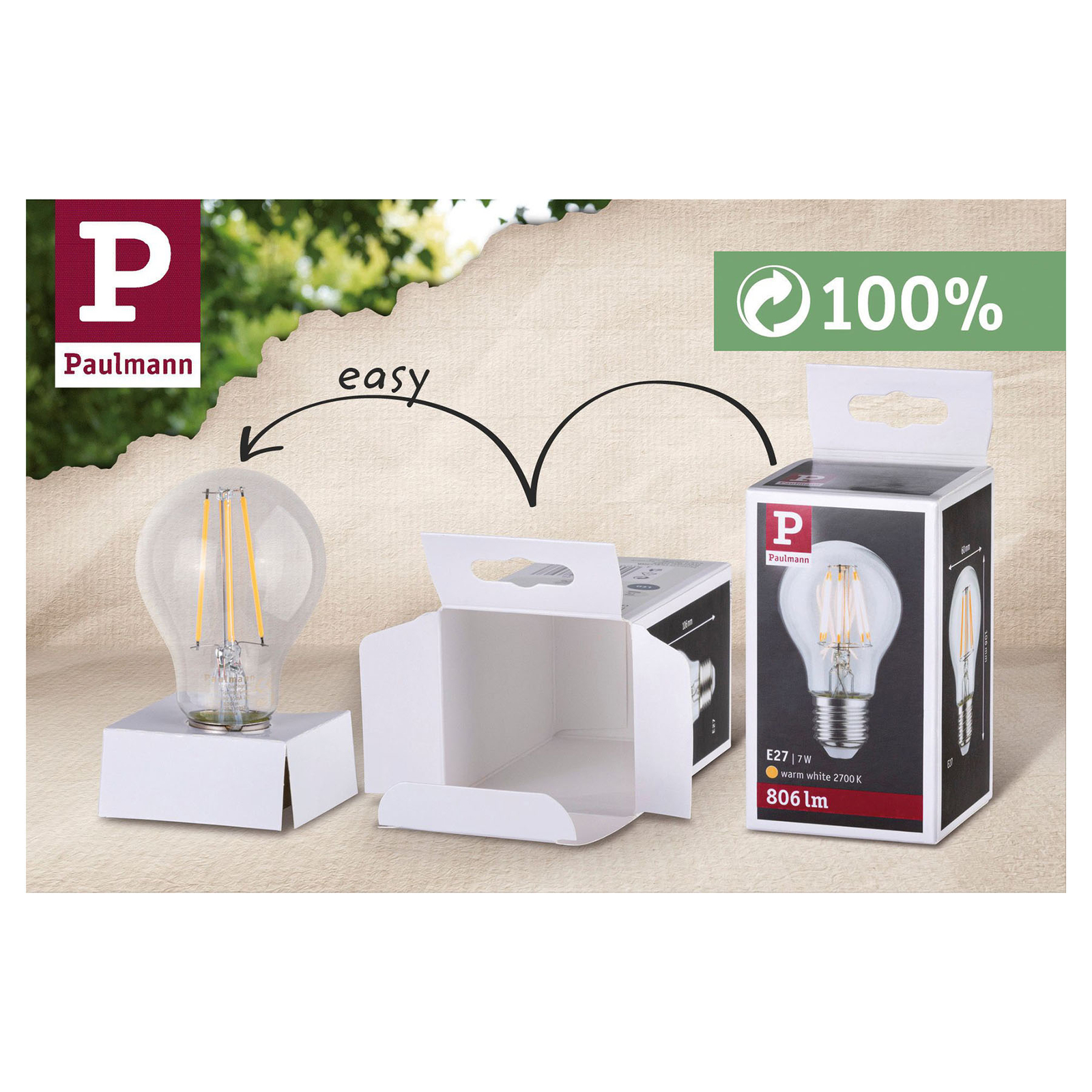 Paulmann LED-reflektor GU5,3 6,5W, 827 dimbar