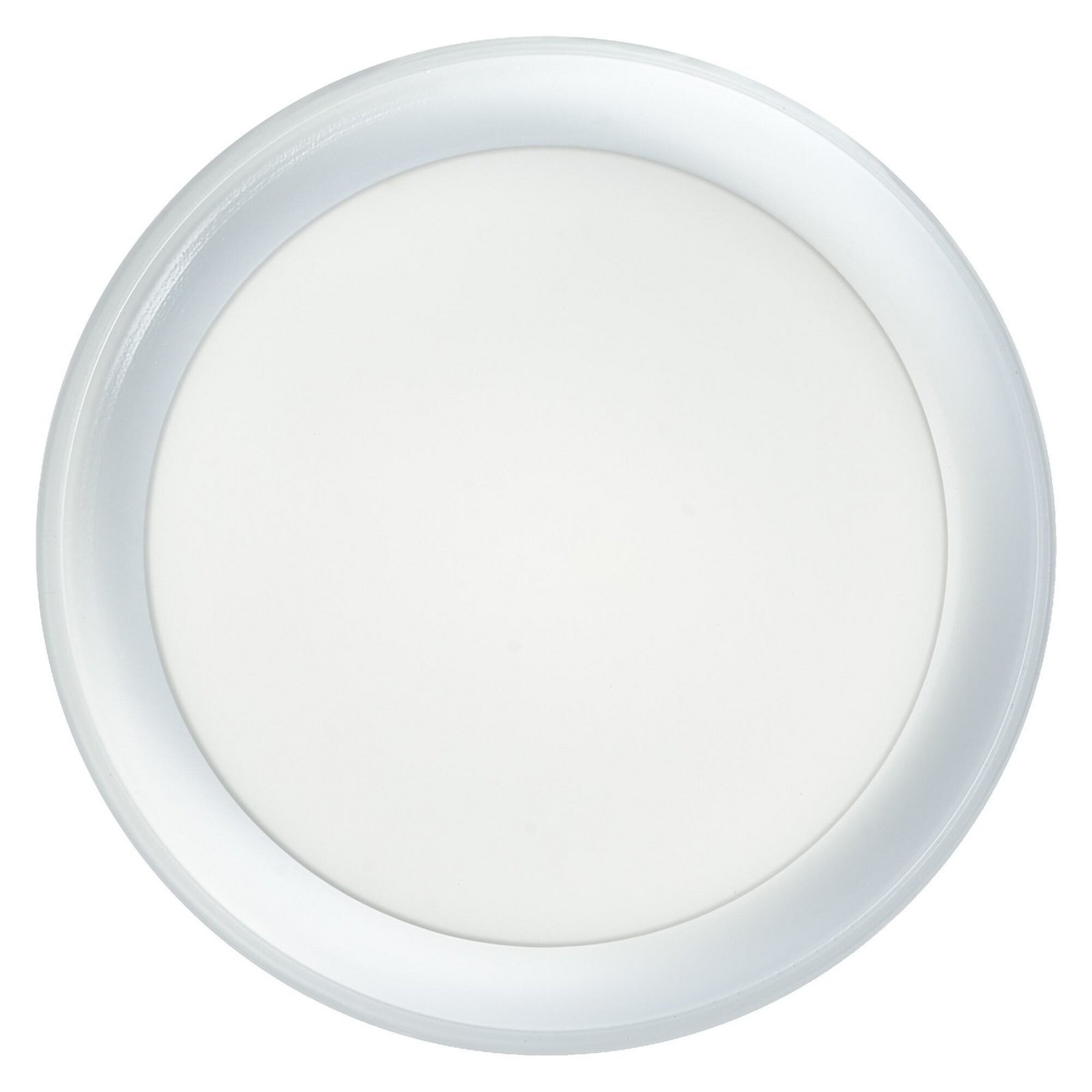 Lampa sufitowa OSRAM ORBIS MADRID, biała, Ø 29 cm, metal/szkło