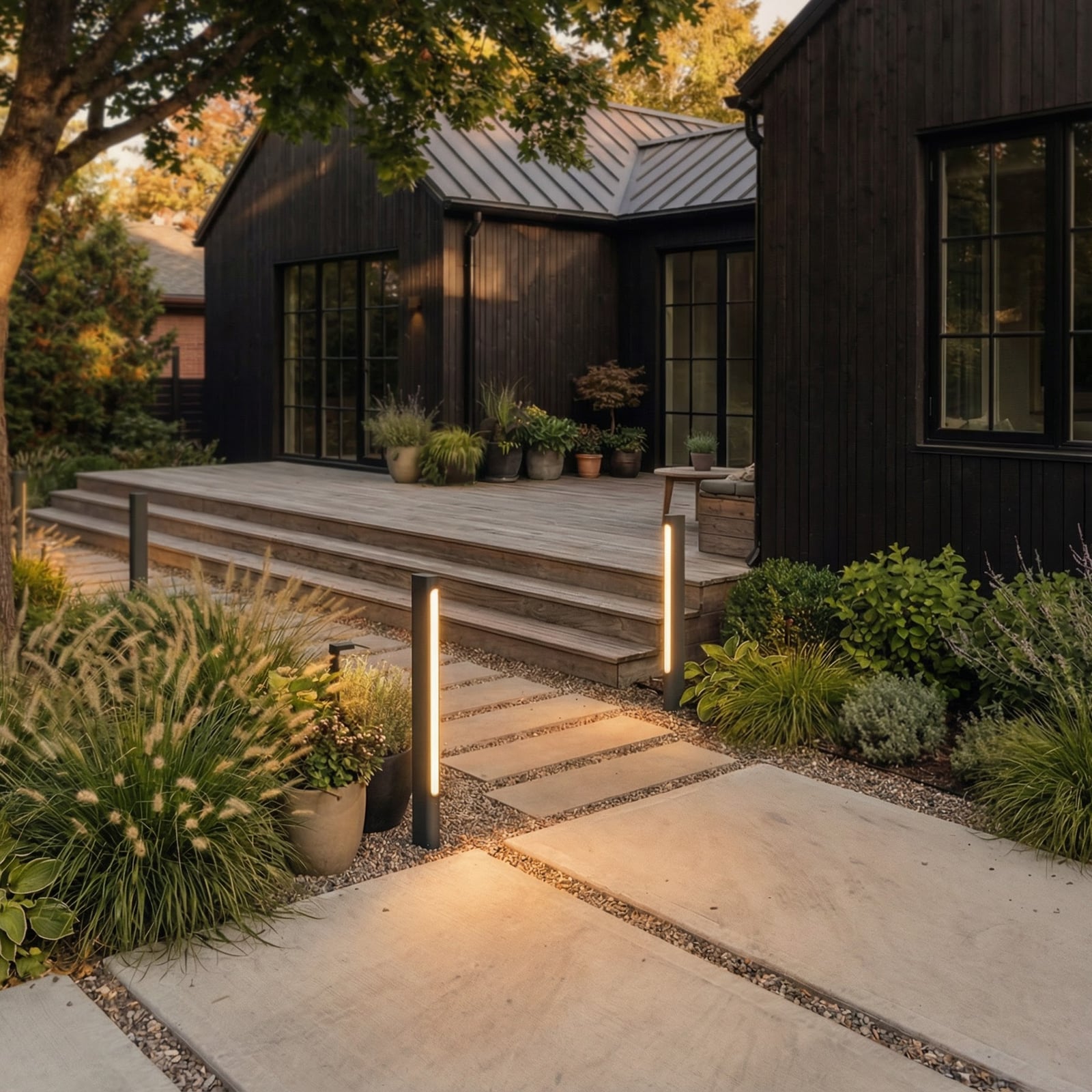 Lampione a LED Celiora, antracite, 3.000 K, 80 cm - Lucande Lampione a LED Celiora, antracite, 3.000 K, 80 cm - Lucande