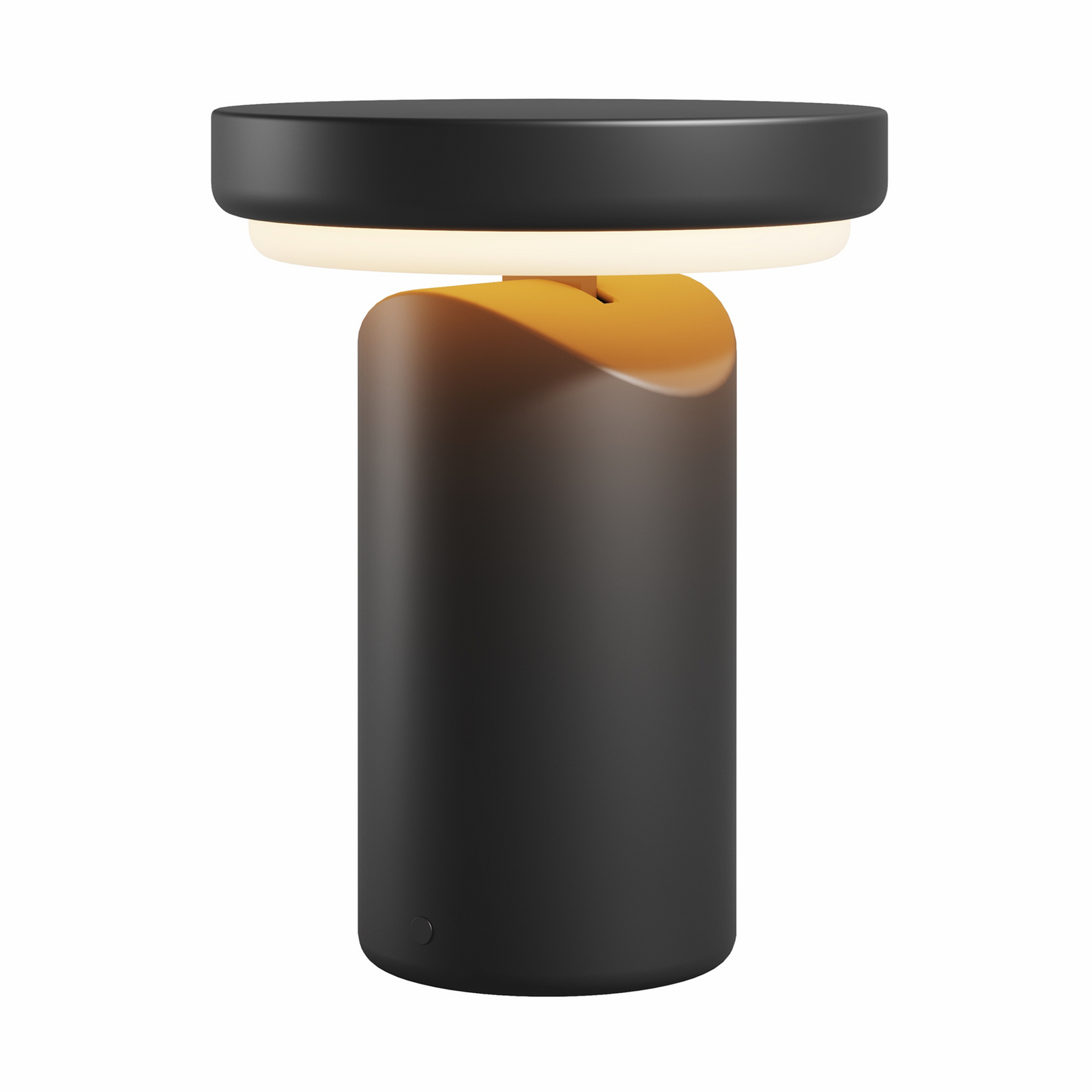 Topo LED rechargeable table lamp, black, height 20 cm, metal dimmer Topo LED rechargeable table lamp, black, height 20 cm, metal dimmer