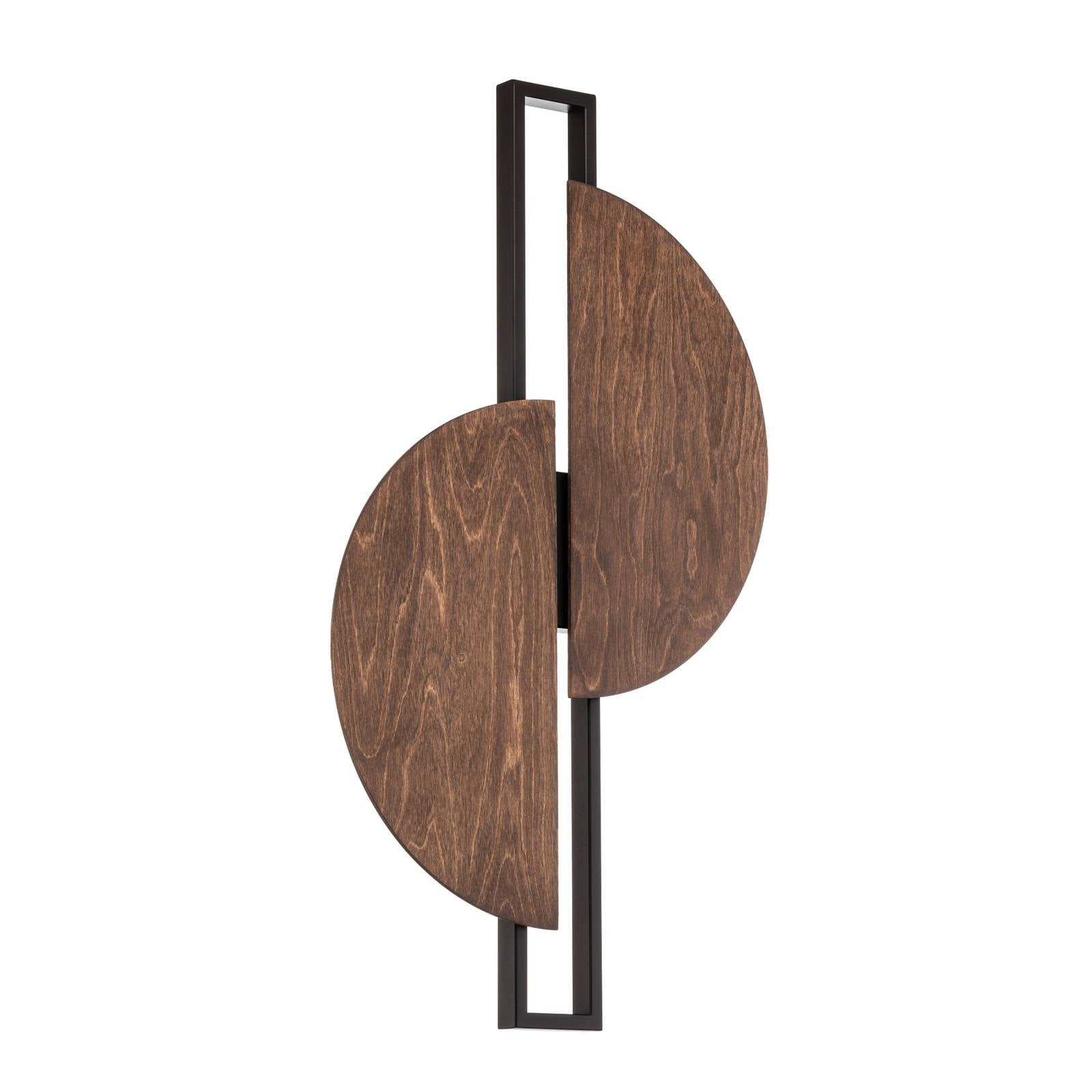 LED-Wandleuchte Sunrise LED aus Holz