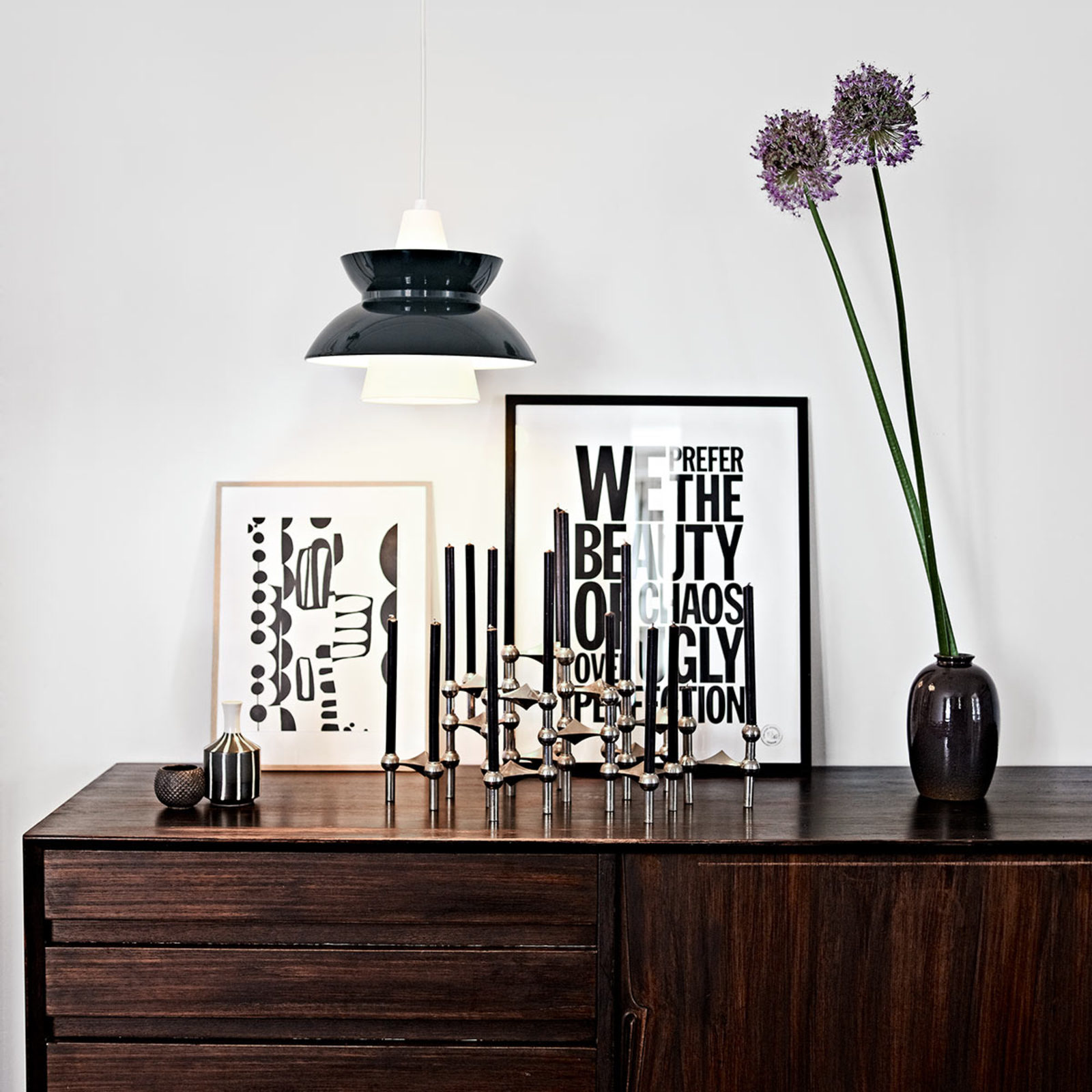 Doo-Wop Candeeiro Suspenso Dark Grey - Louis Poulsen