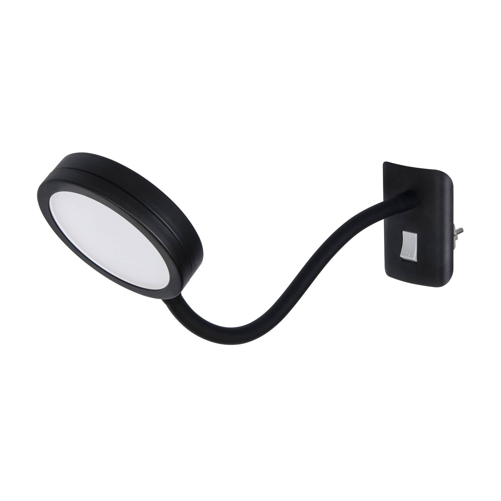 Lindby Toulin LED dugaszlámpa, flexkar, fekete