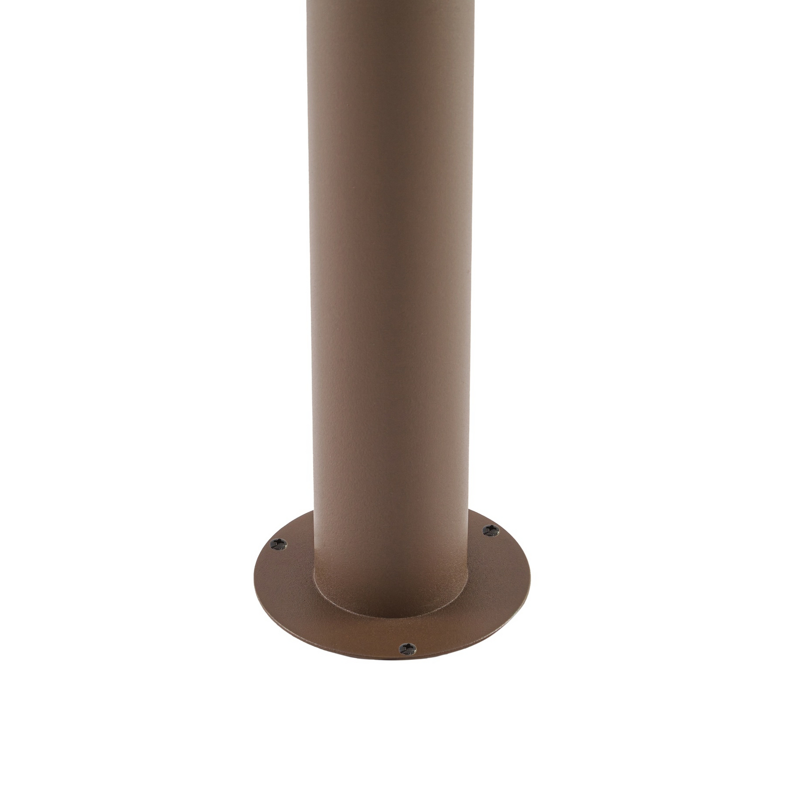 Lindby LED-ulična svetilka Soran, rjava, 100 cm, kovina, IP44