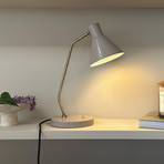 Dyberg Larsen Tischlampe Sleep, Höhe 43,3 cm, Stahl