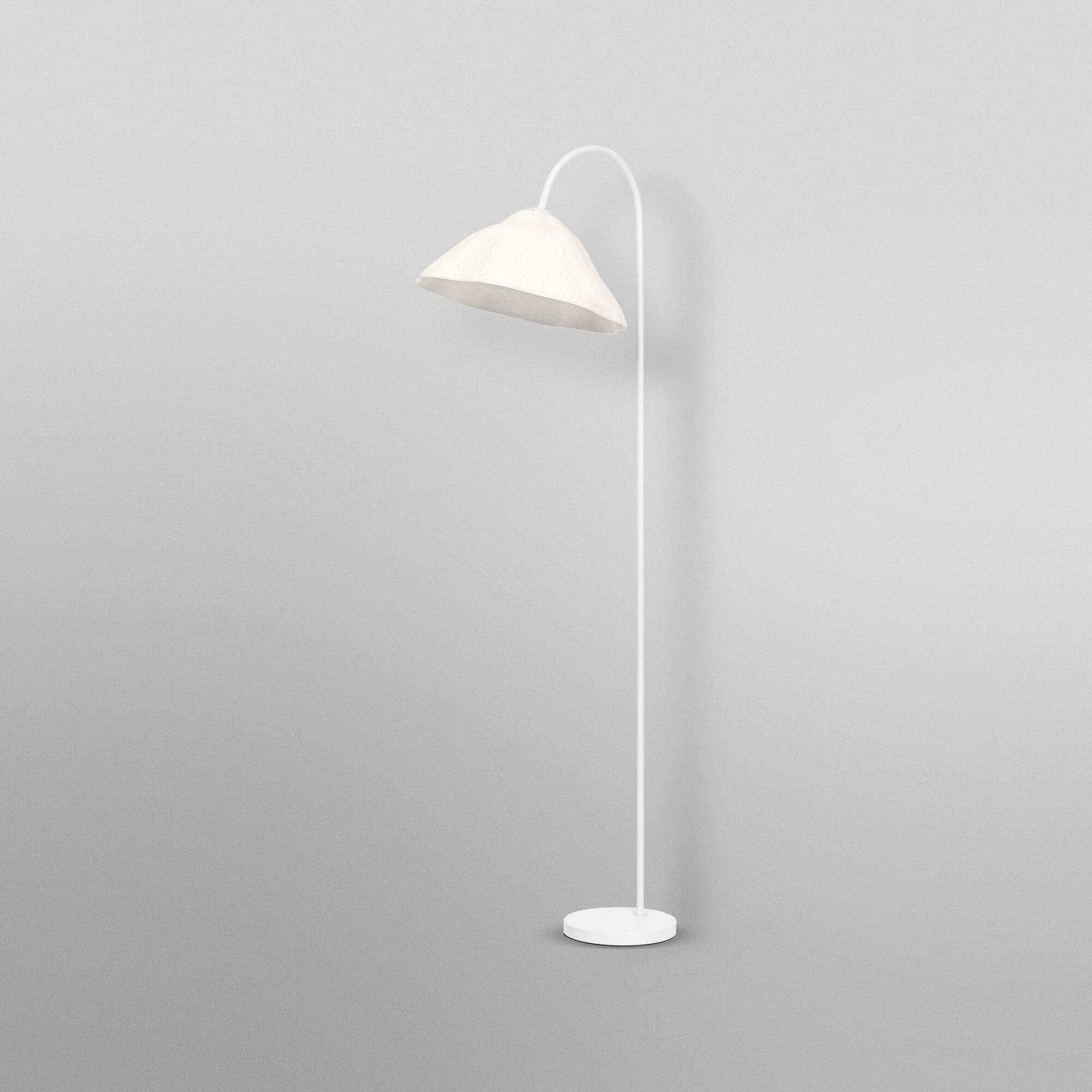 Lampa stojąca OSRAM Decor Lotus Leaf, 1-punktowa, biała, papier, E27